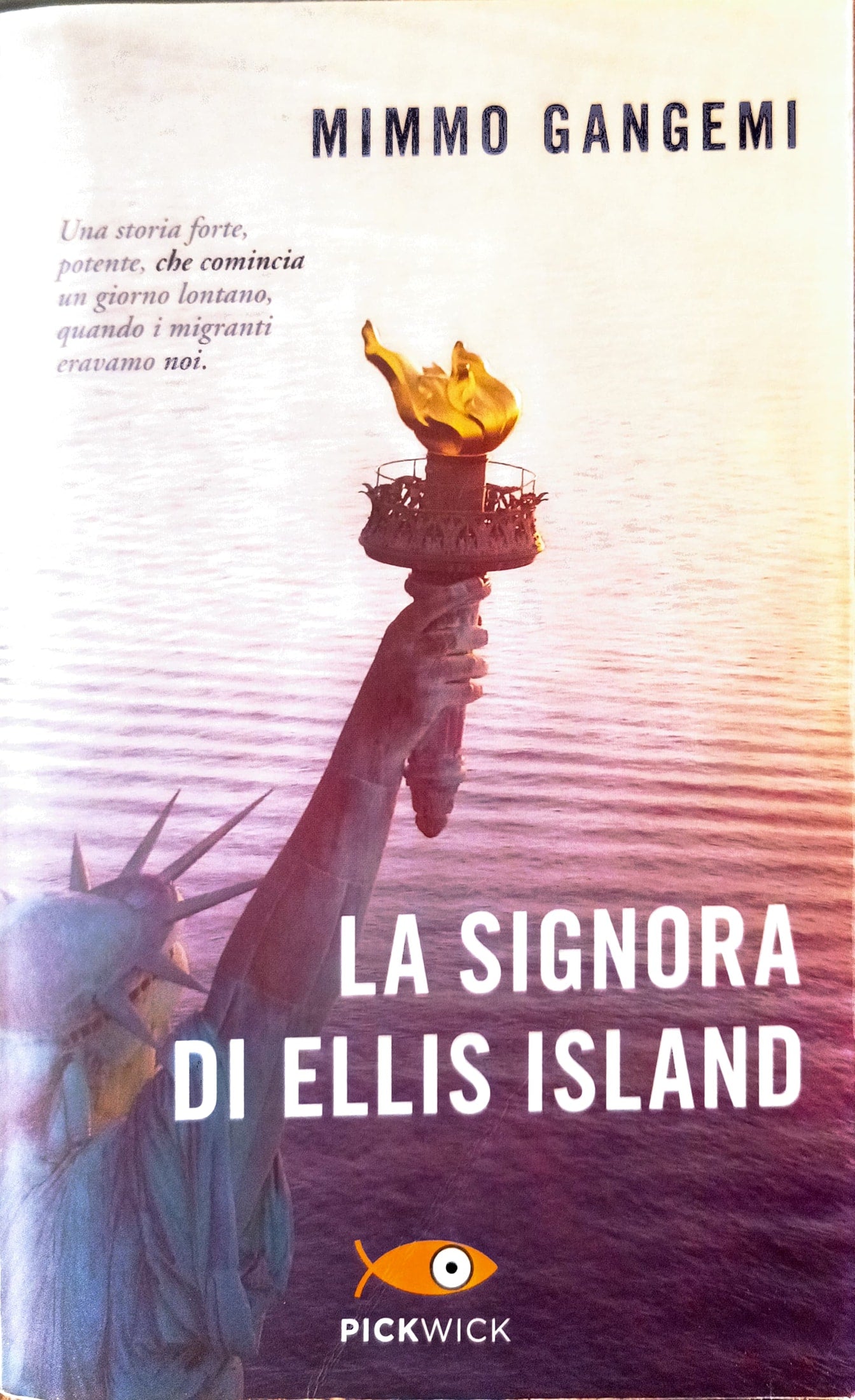 Copertina - La signora di Ellis Island - Mimmo Gangemi
